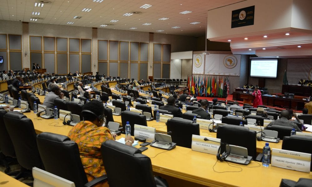 A sitting of the Pan African Parliament in Midrand South Africa