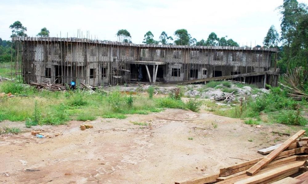 Stalled Kyotera District Headquarters.Photo by Davis Buyondo  e1566676781750