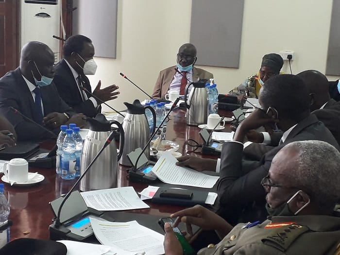 Mininster Elioda and Officials From Ministry of Science Technology and Innovation